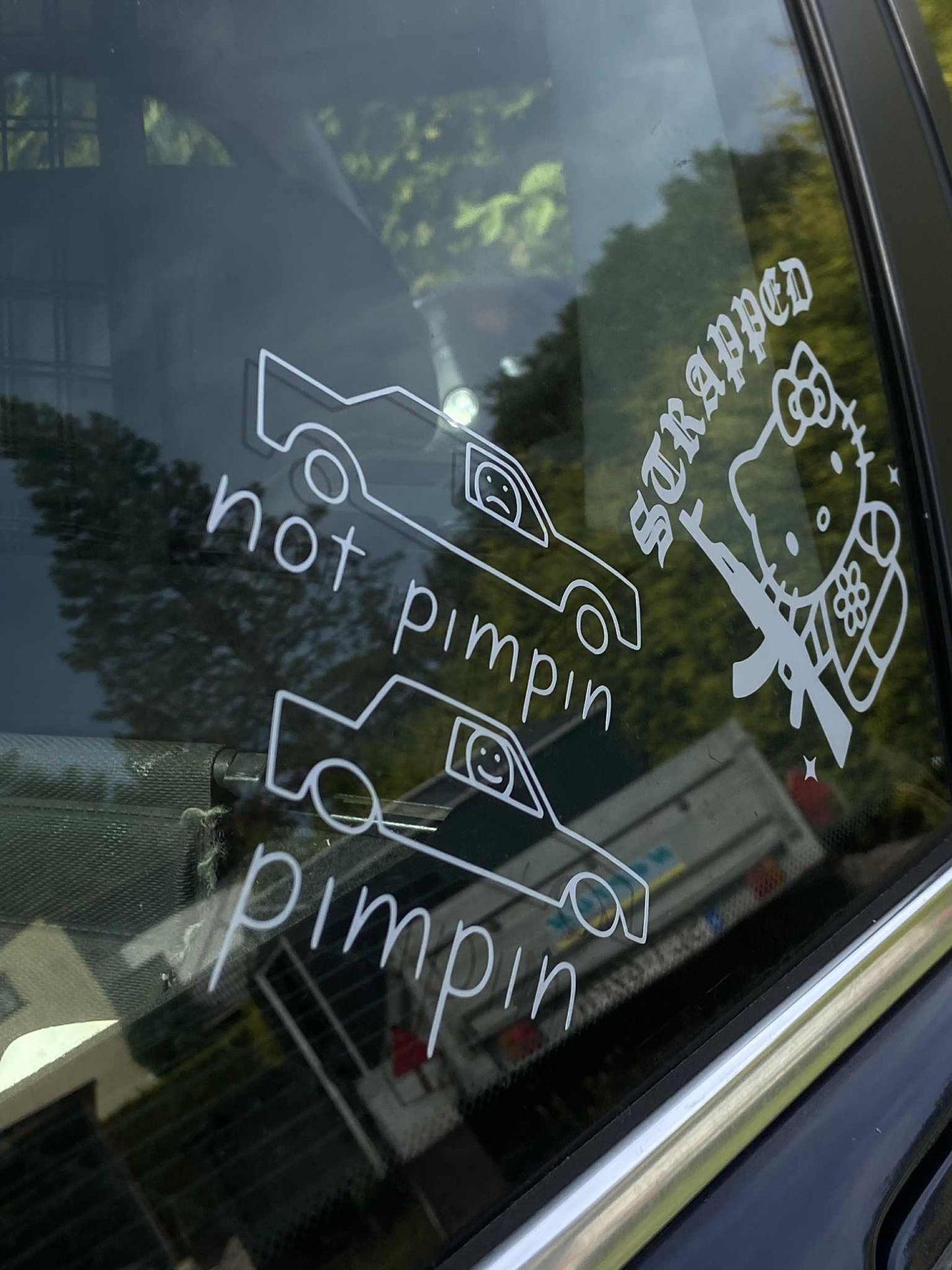 Pimpin/Not pimpin decal