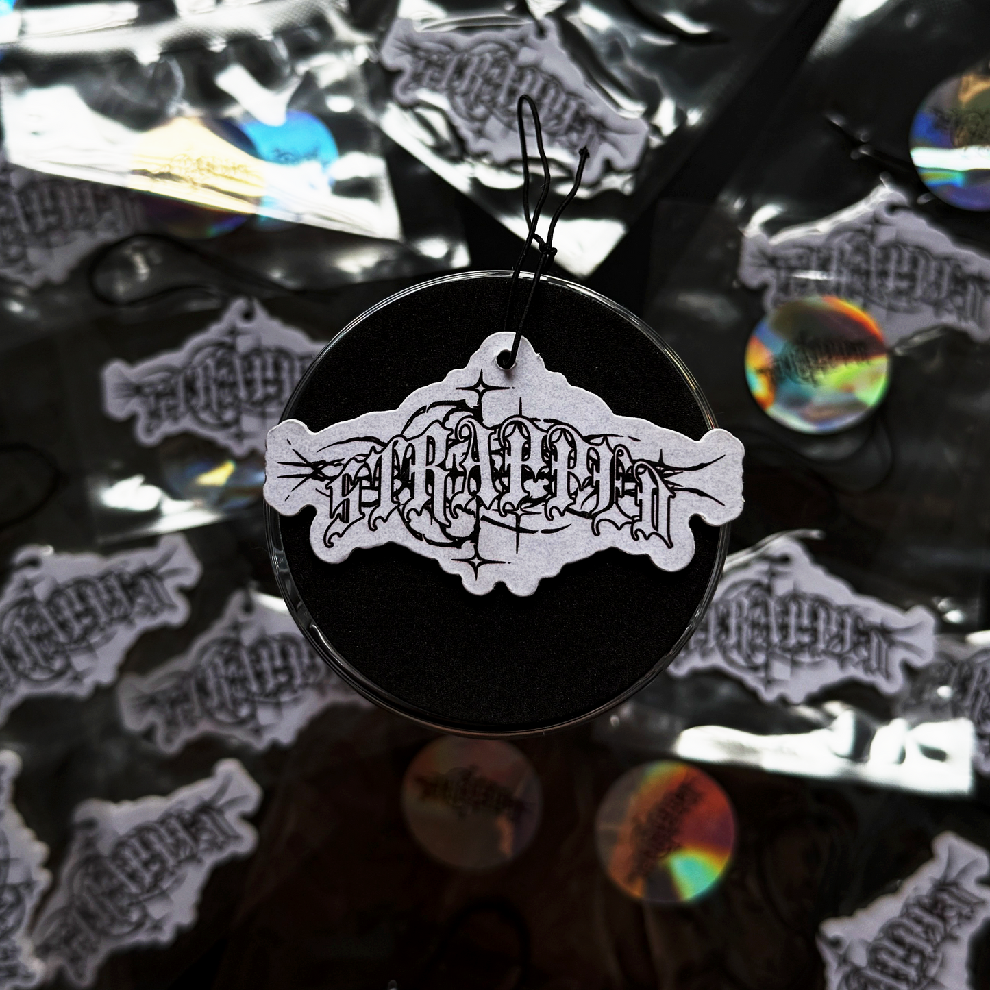 Strapped Tribal car air freshener