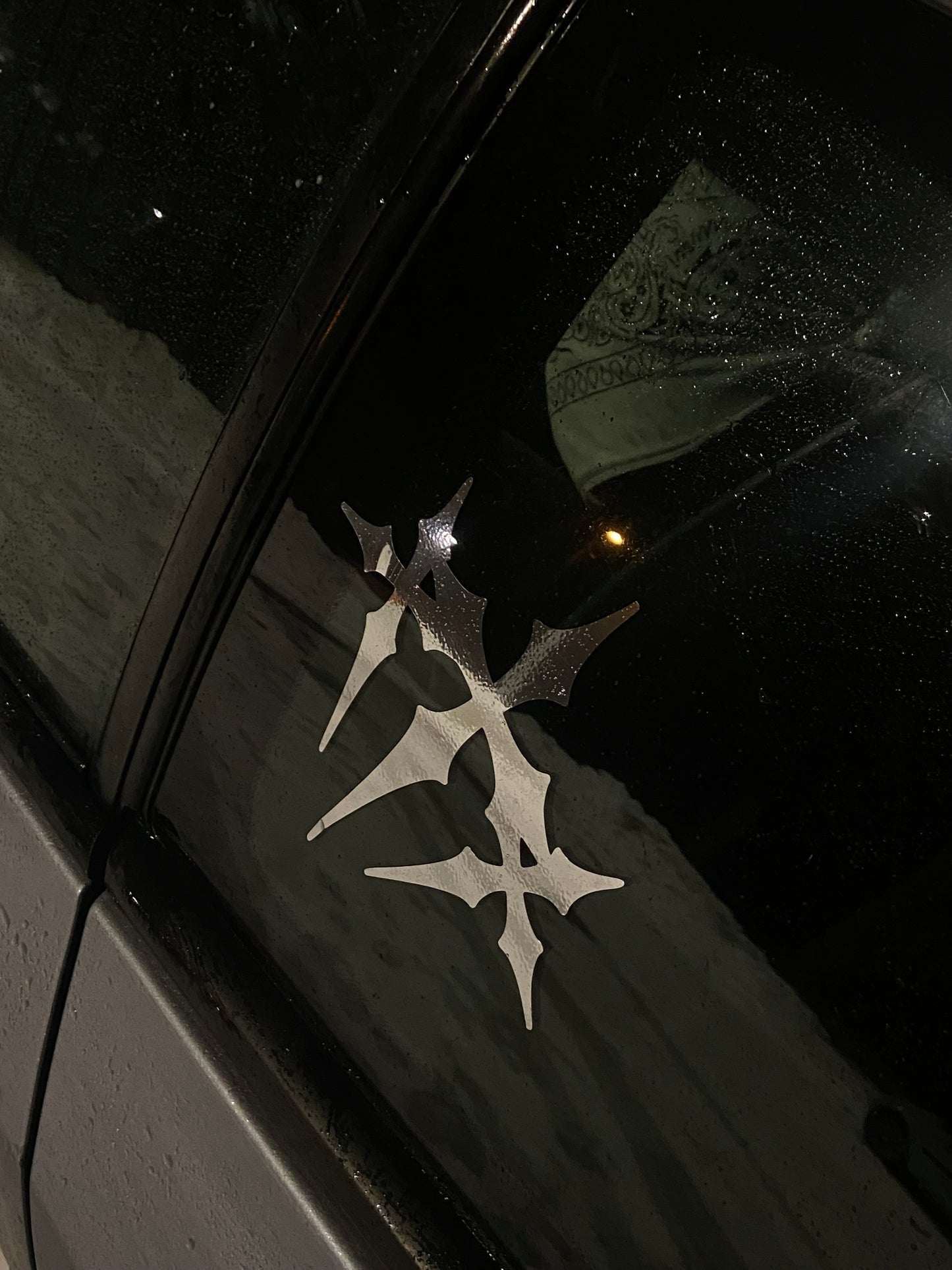 Triple cross decal