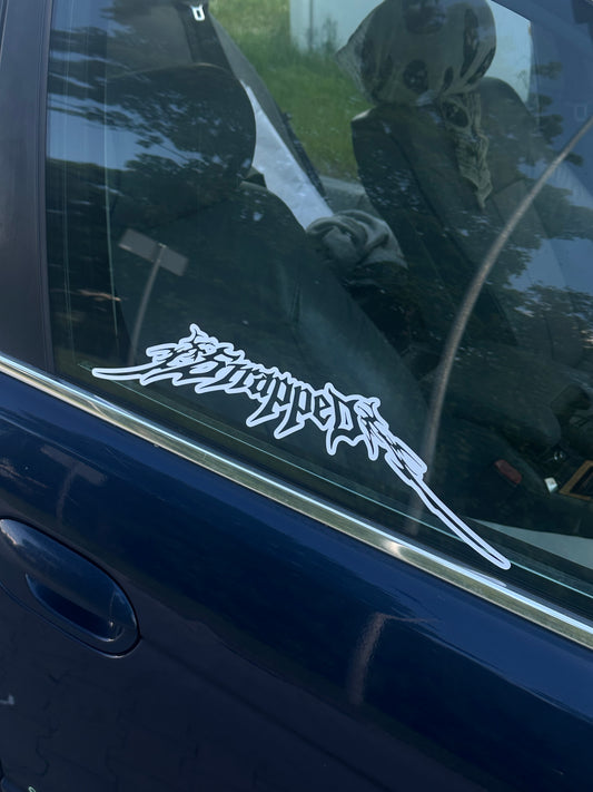 Strapped tribal decal