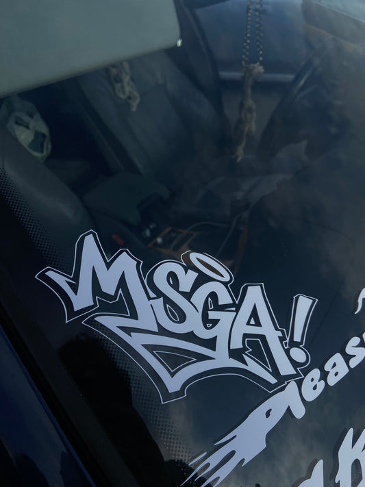 MSGA! graffiti